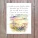 Peter 5:6-7 Humble Yourselves On Watercolor Of A Summer Meadow Vintage Verses Bible Verse 8x10 Wall Art Printable Digital Download DIY 